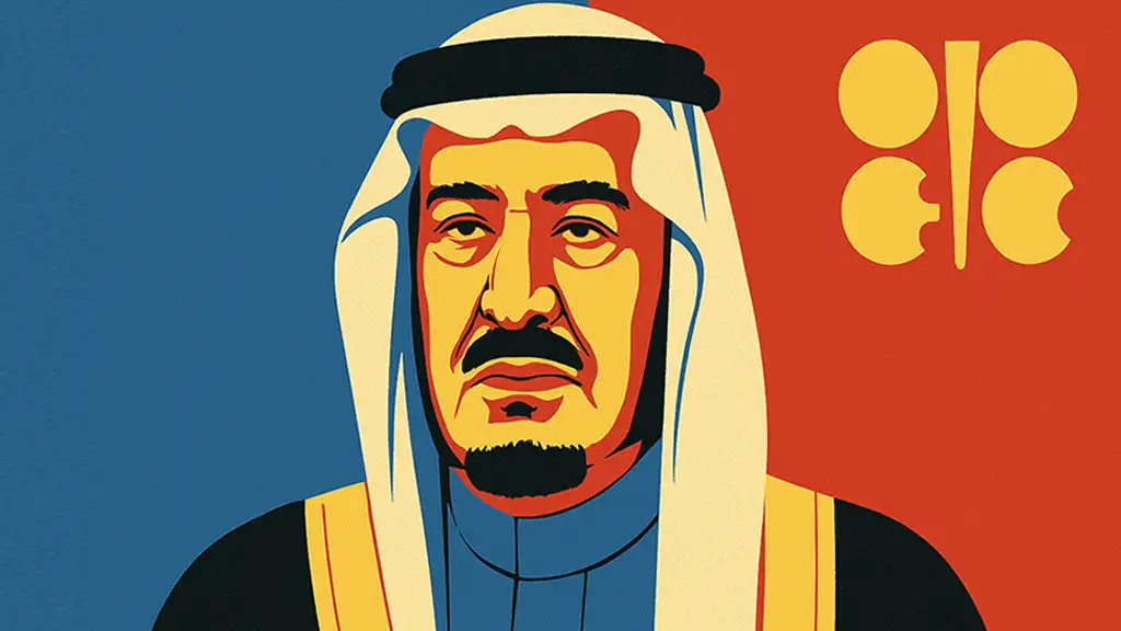 OPEC+의 생산량을 결정하고자 하는 사우디 지도자의 모습